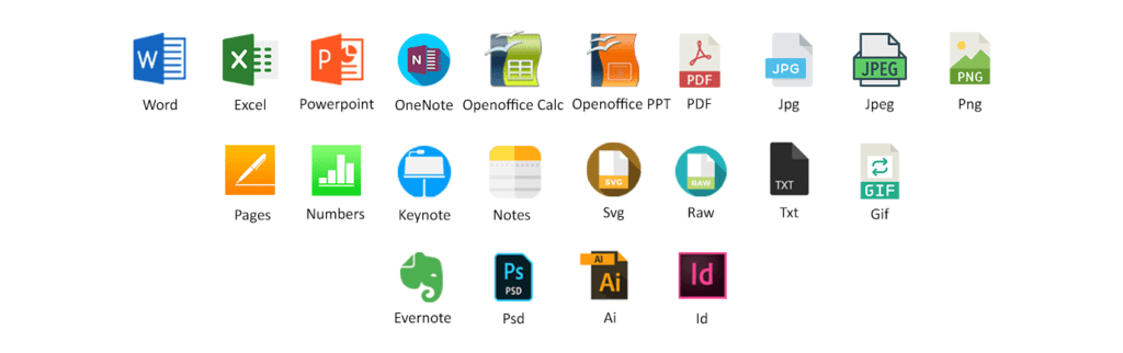 supported files